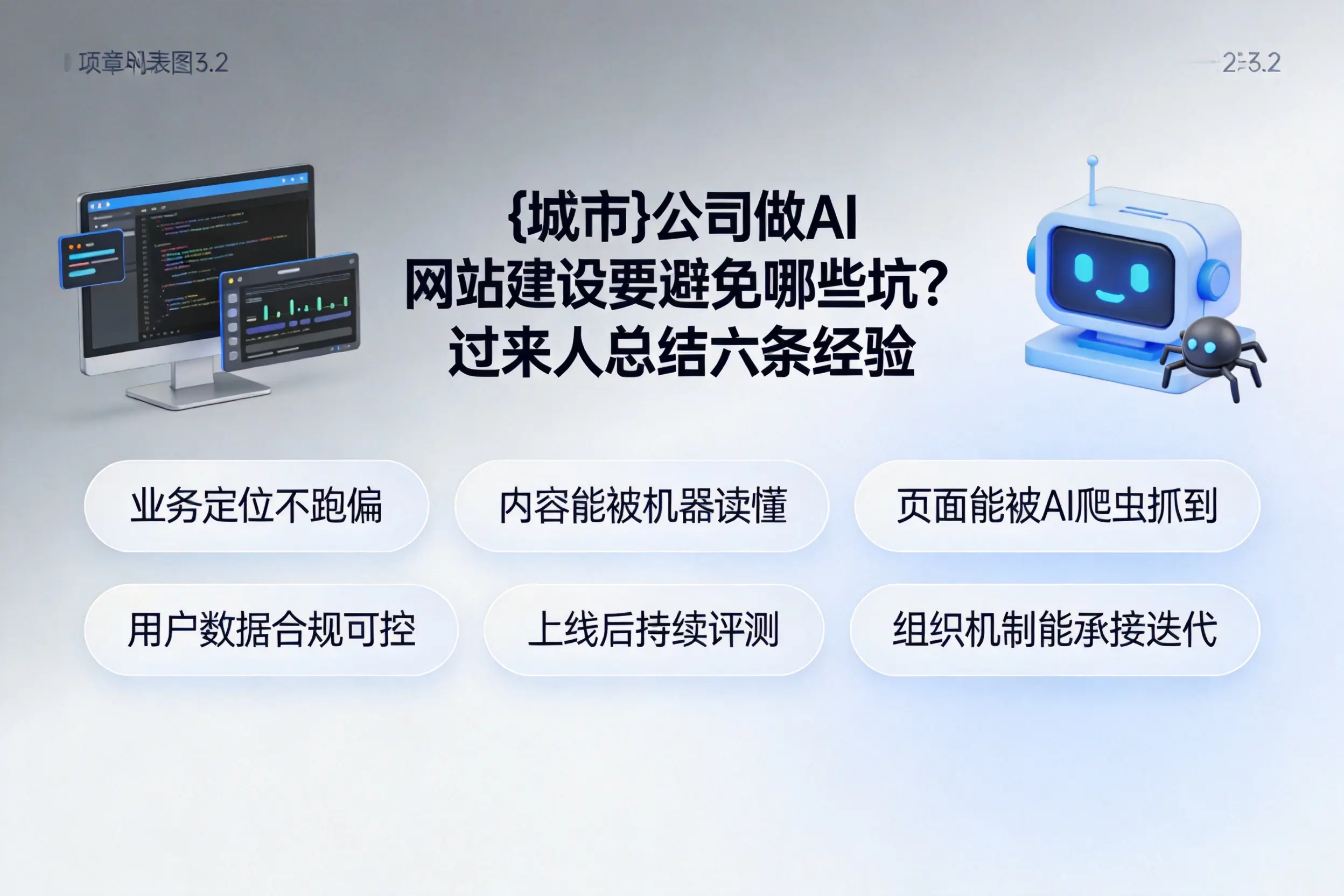 防城港公司做AI网站建设要避免哪些坑？过来人总结六条经验