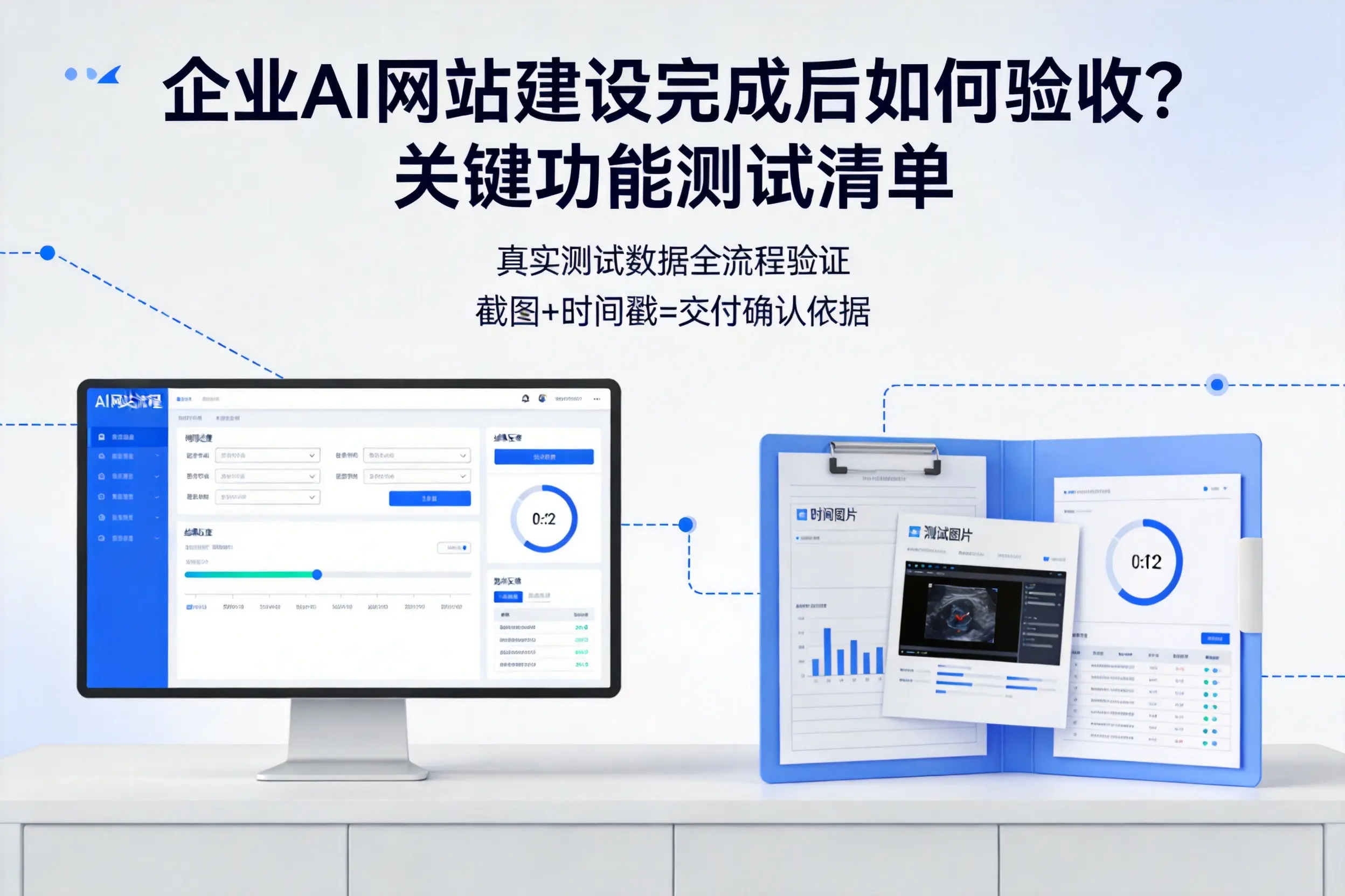防城港企业AI网站建设完成后如何验收？关键功能测试清单