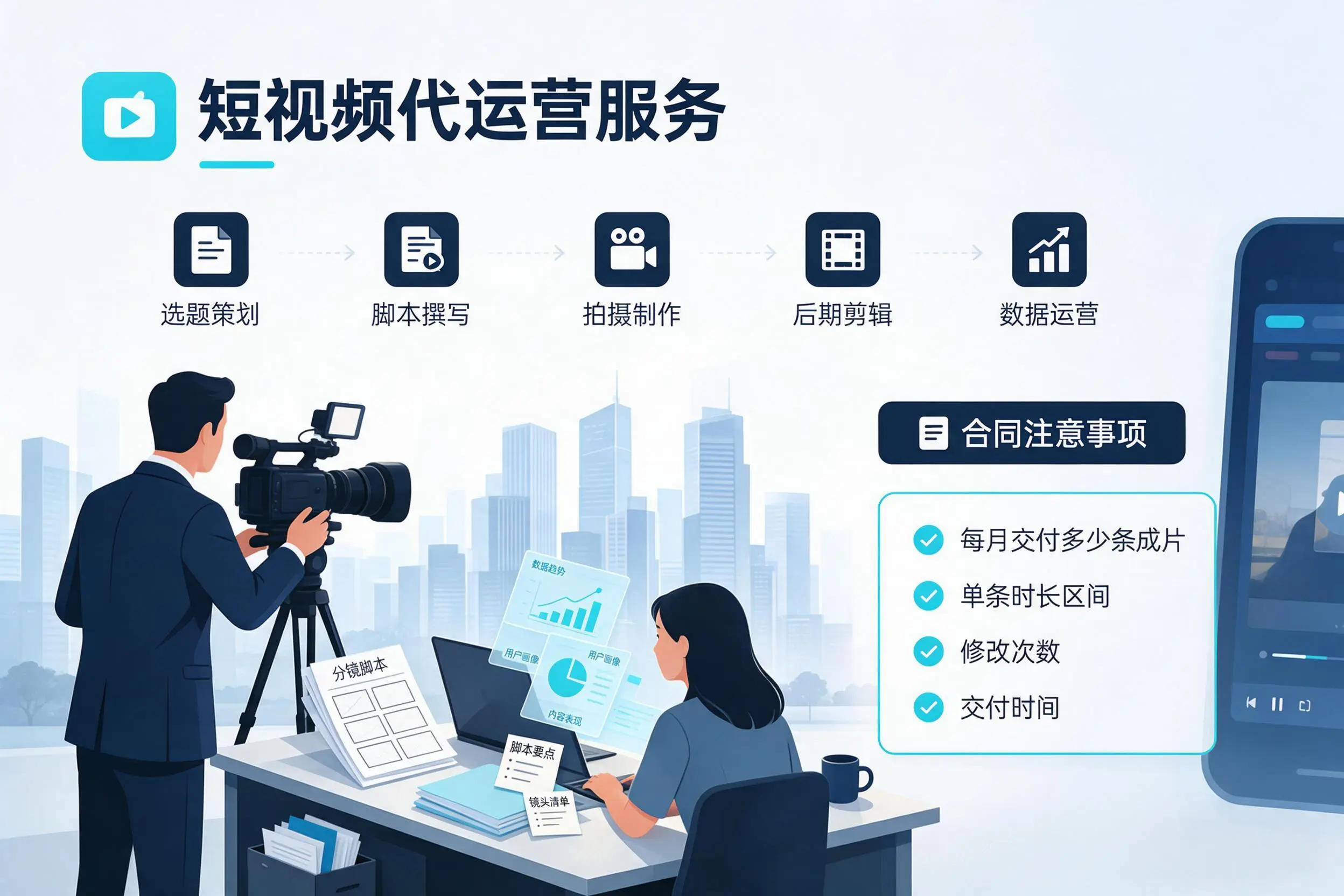 短视频代运营包含哪些服务？防城港企业常见问题科普